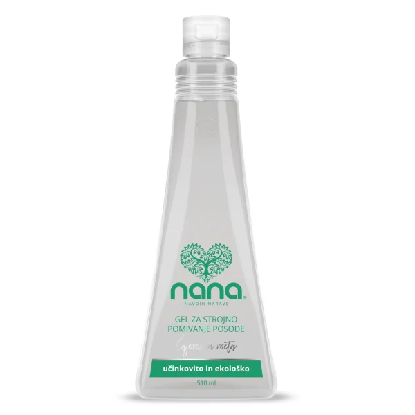 GEL ZA STROJNO POMIVANJE POSODE ČAJEVEC IN META EKO, 510 ML