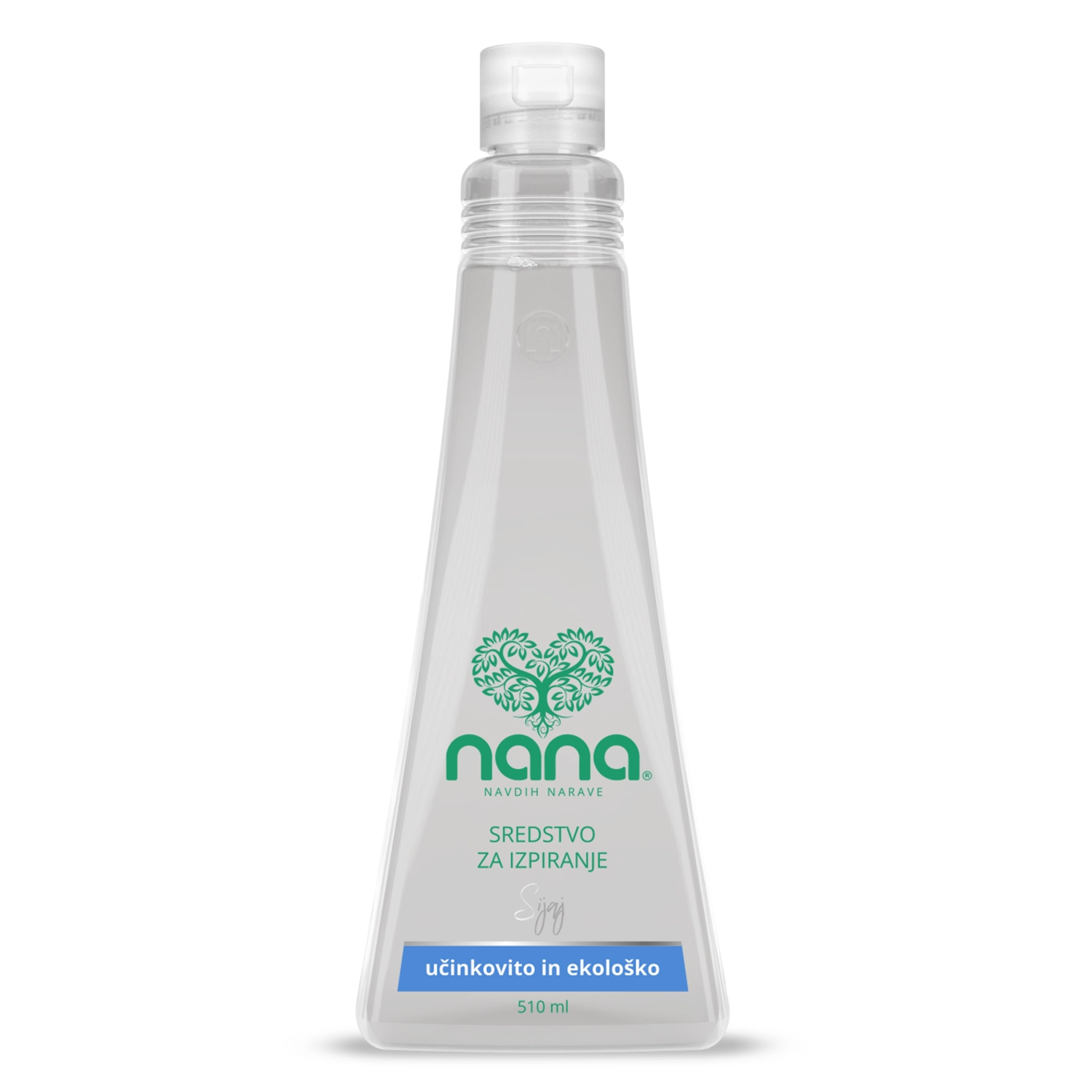 Nana sredstvo za izpiranje Sijaja 01 SREDSTVO ZA IZPIRANJE POSODE NANA SIJAJ EKO, 510 ML - slika 1